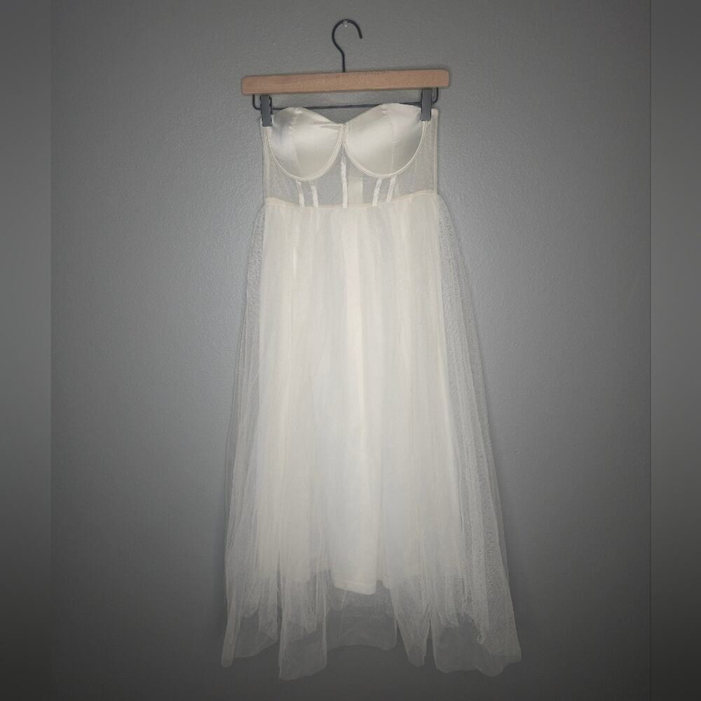 Forever 21 chiffon midi dress